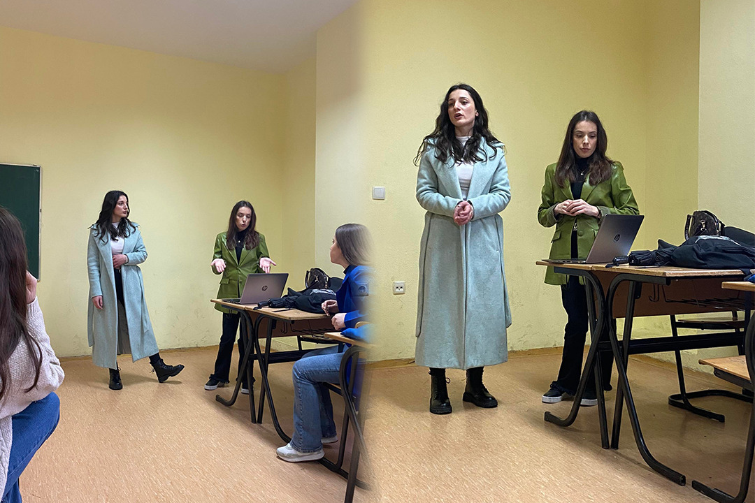 Students of Public Administration Faculty at AAB College