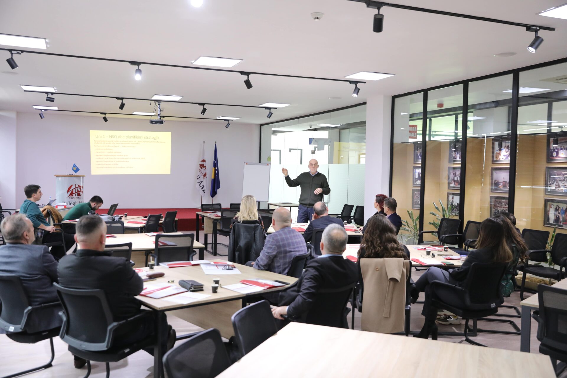 The trainings for the professional development of the personnel of the AAB College begin