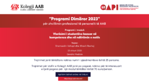 On February 23, the first module for the professional development of personnel is held