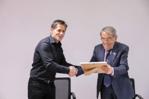 AAB College honors Professor Neki Juniku with gratitude