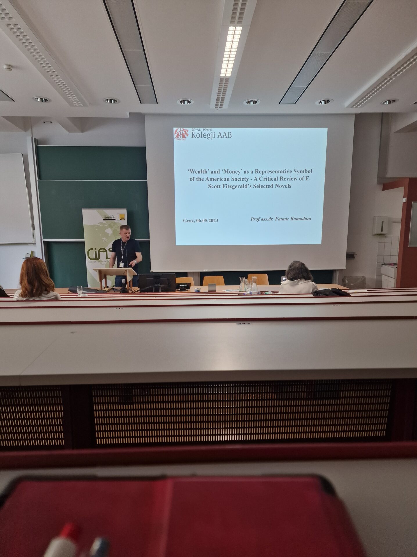 AAB College Professor participating in the International Conference of the University of Graz, Austria