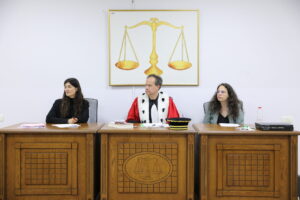 The French Embassy organizes a mock trial session in the Courtroom of the AAB College
