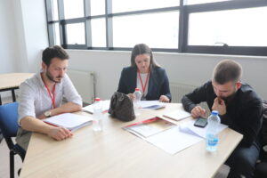 The second panel of the Scientific Student Conference of the Faculty of Mass Communication and Public Administration is held