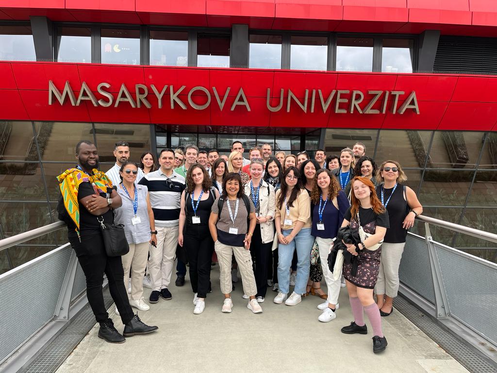 The two officers of the AAB College participate in the International Staff Week in the Czech Republic