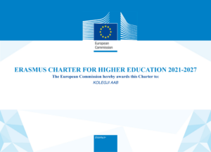 AAB College is equipped with the Erasmus Card for Higher Education