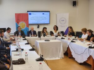 AAB College professors part of the discussion table from HERE and Erasmus+