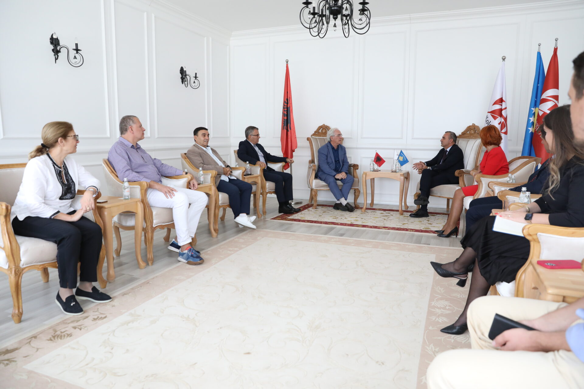 Representatives of the Academy of Sciences of Albania visit the AAB College