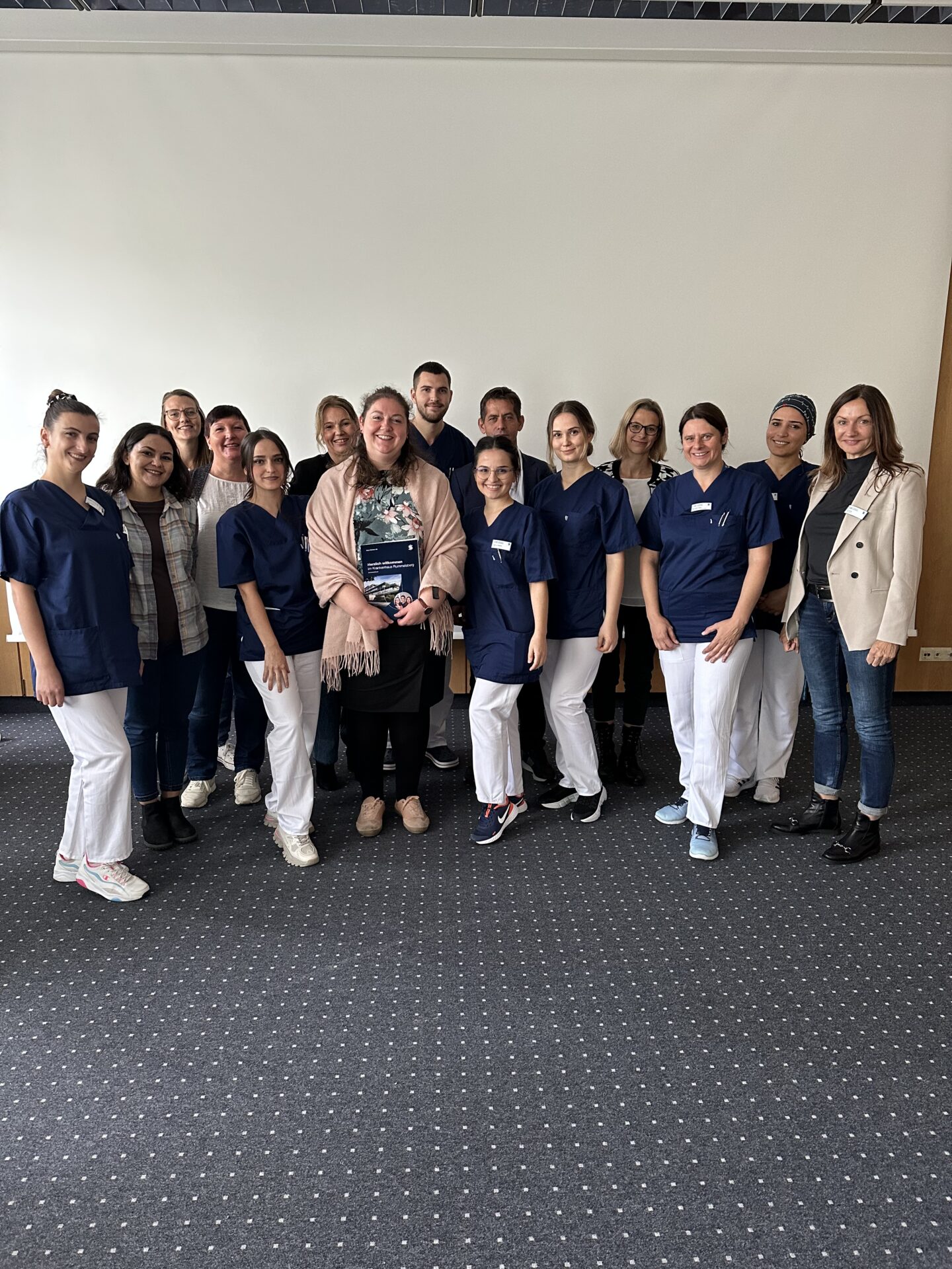 AAB and Lingua College representatives visit the three German clinics - Meet the staff and students employed as nurses