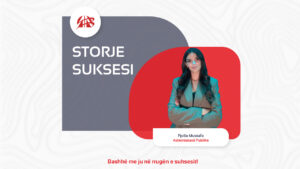 The AAB College student is employed as an administrator at the Ferizaj Digital School