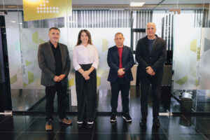Representatives from the University of Tirana visiting the Faculty of Computer Sciences