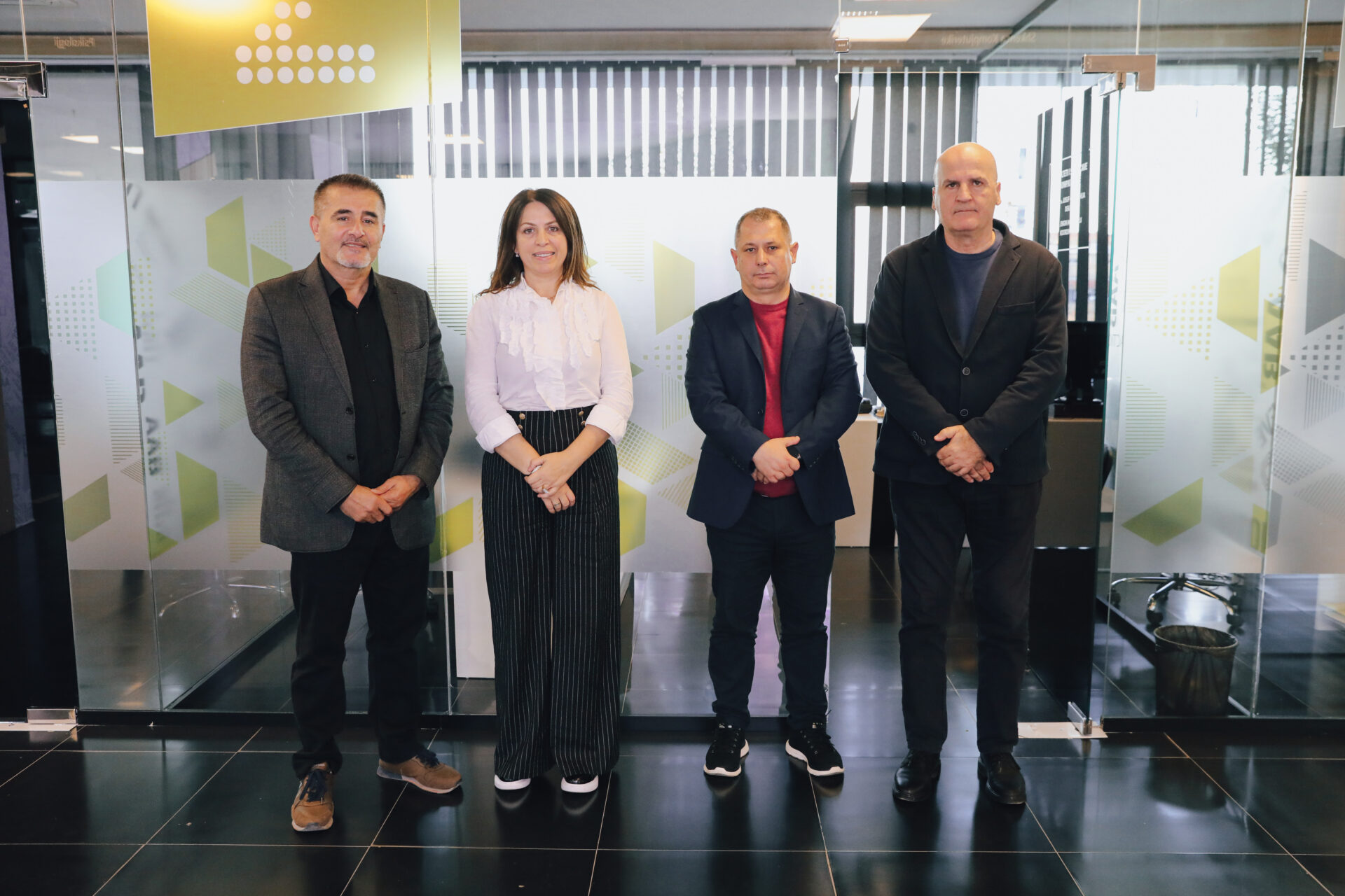 Representatives from the University of Tirana visiting the Faculty of Computer Sciences