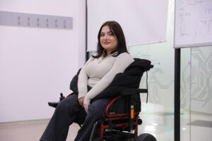 The motive for success cannot stop anyone, student Lejdina Franca proves this best