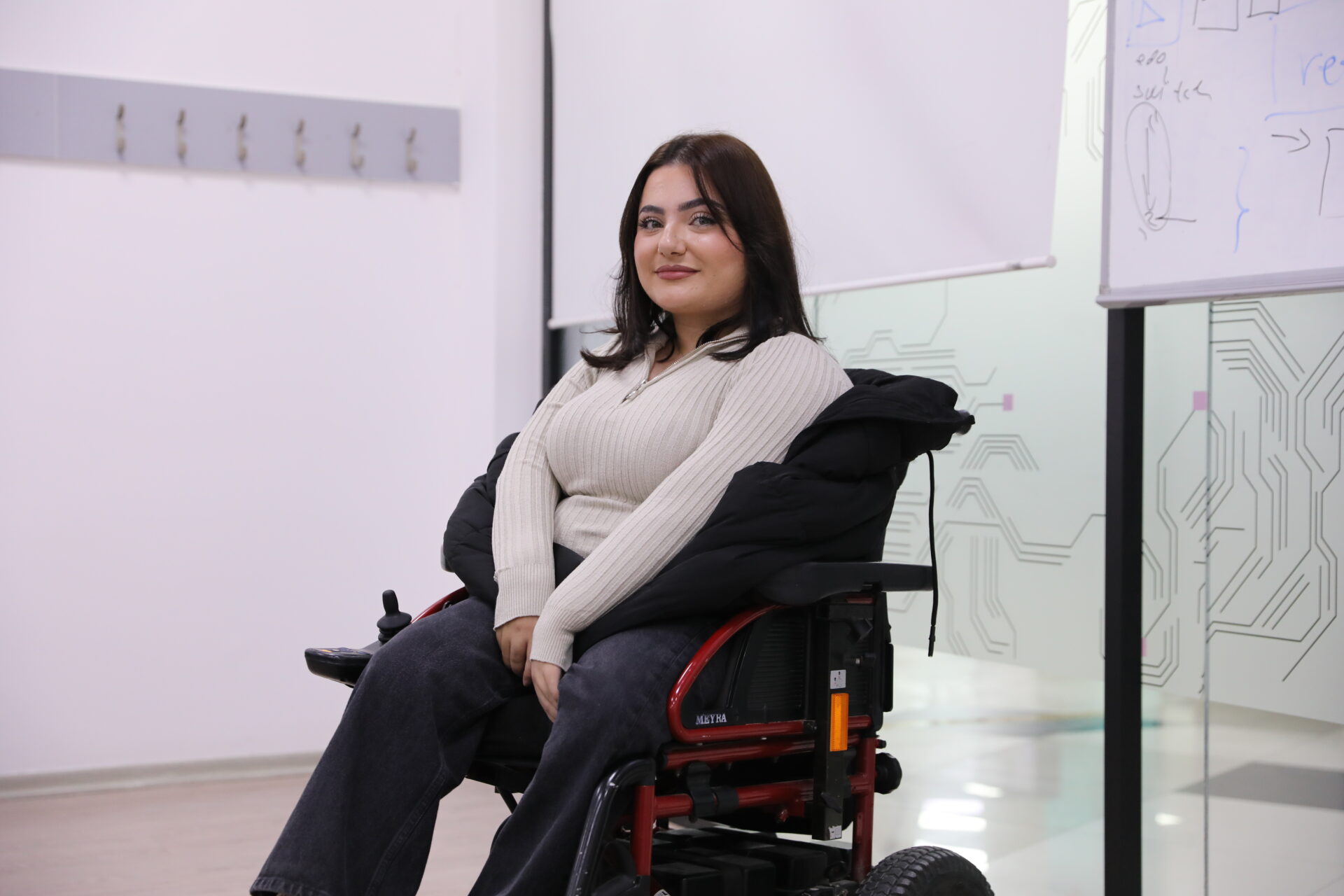 The motive for success cannot stop anyone, student Lejdina Franca proves this best