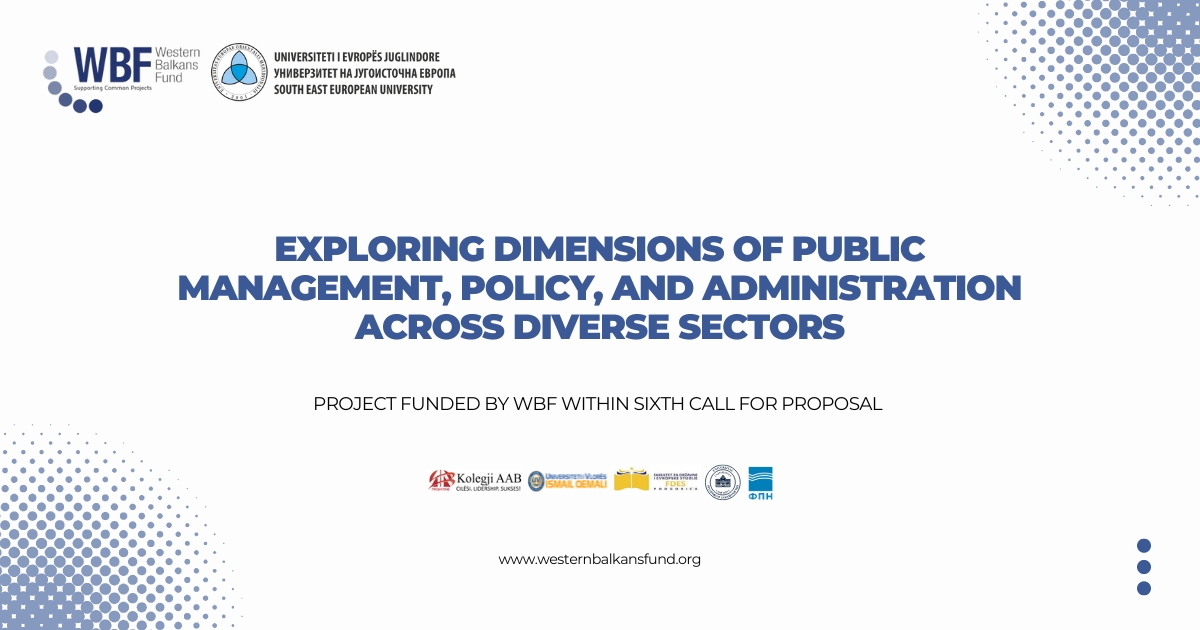 AAB College is a partner in the project financed by the Western Balkans Fund